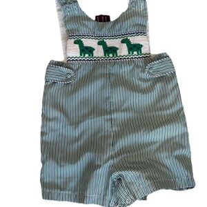 Cactus Green and White Striped Bodysuit